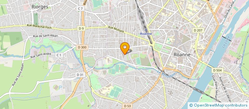 localisation de l'entreprise ETS BIJAOUI à ROANNE