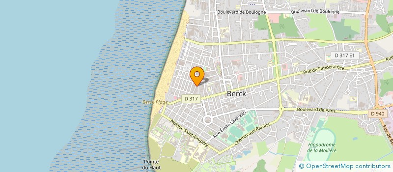 localisation de l'entreprise ETS BIJOUTERIE VIS à BERCK