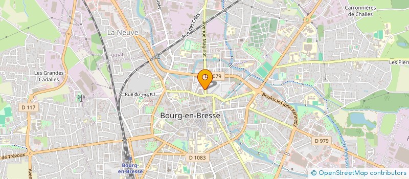 localisation de l'entreprise ETS BIOLAY à BOURG-EN-BRESSE