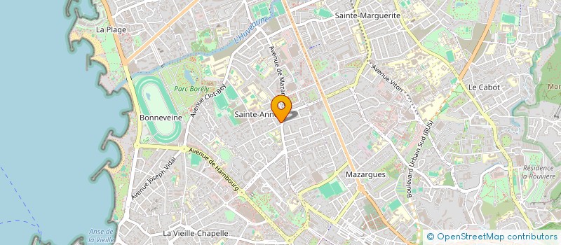 localisation de l'entreprise ETS BLANCO  MARSEILLE 8EME