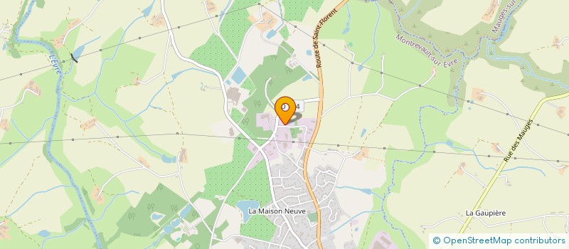 localisation de l'entreprise ETS BLANDIN ENTR GEN DE BATIMENTS à MONTREVAULT-SUR-EVRE