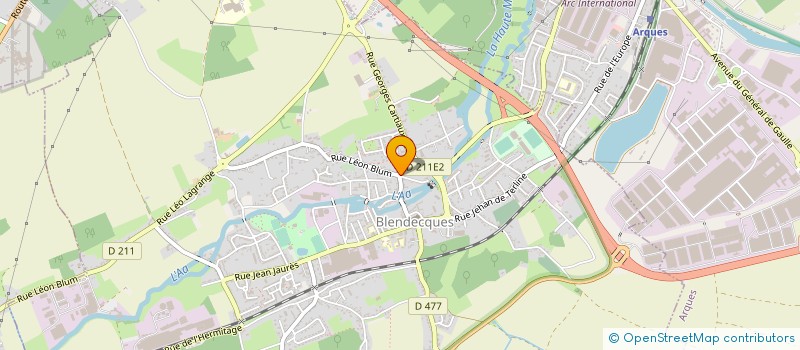 localisation de l'entreprise ETS BLANQUART à BLENDECQUES