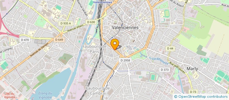 localisation de l'entreprise ETS BLAS à VALENCIENNES