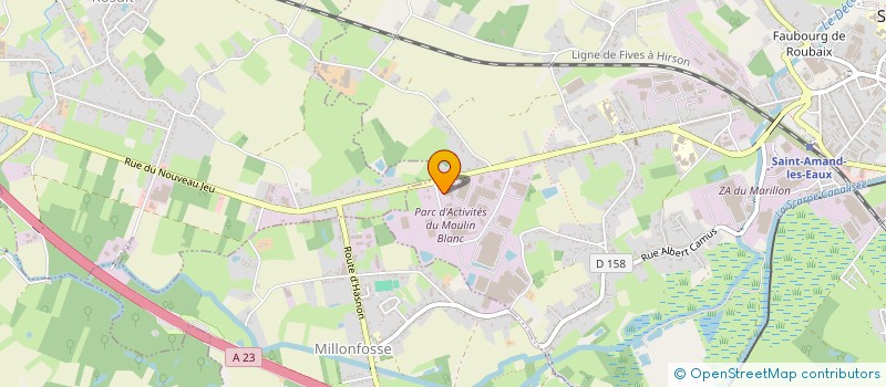 localisation de l'entreprise ETS BOCQUET à SAINT-AMAND-LES-EAUX