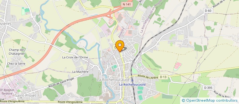 localisation de l'entreprise ETS BORDIER FRANCIS à LA ROCHEFOUCAULD-EN-ANGOUMOIS