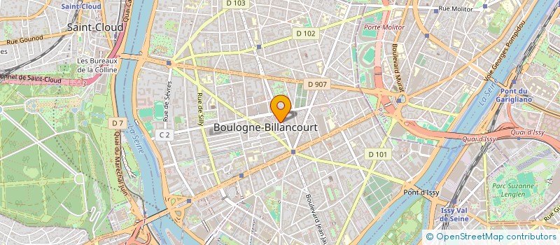 localisation de l'entreprise ETS BORKO à BOULOGNE-BILLANCOURT