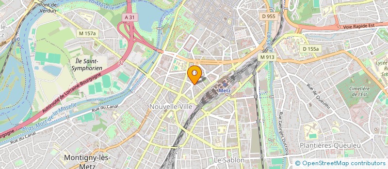 localisation de l'entreprise ETS BORRI ET CIE à METZ