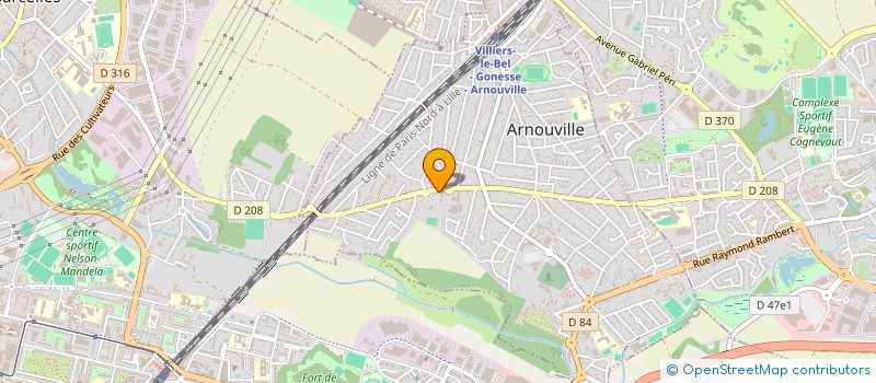 localisation de l'entreprise ETS BOU ISSA  ARNOUVILLE