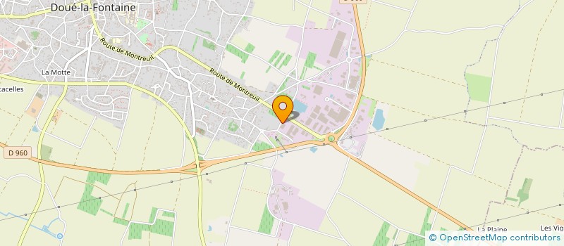 localisation de l'entreprise ETS BOUET RAVENEAU  DOUE-EN-ANJOU