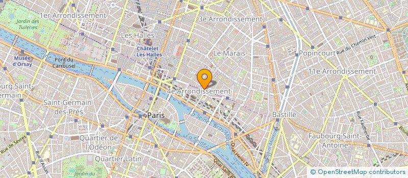 localisation de l'entreprise ETS BOURDILLON LA BOITE A COULEURS à PARIS