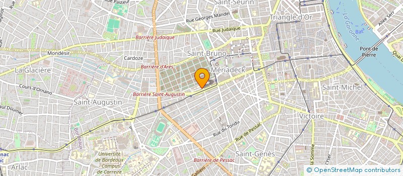 localisation de l'entreprise ETS BOURNEAU BOSSARD SARL à BORDEAUX
