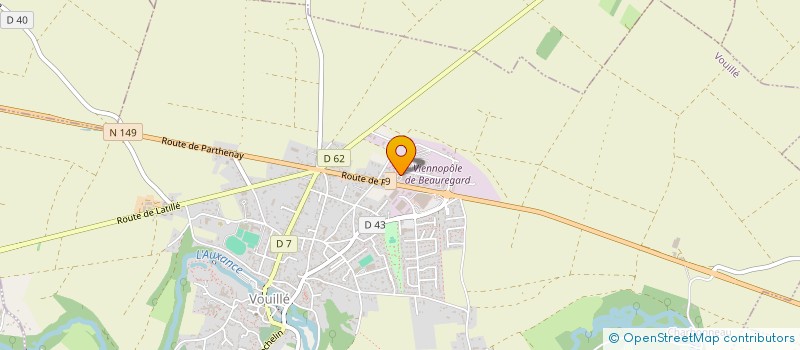 localisation de l'entreprise ETS BOUTIN BENOIT  VOUILLE