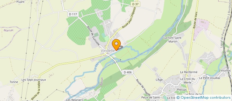 localisation de l'entreprise ETS BRANDY à VINDELLE