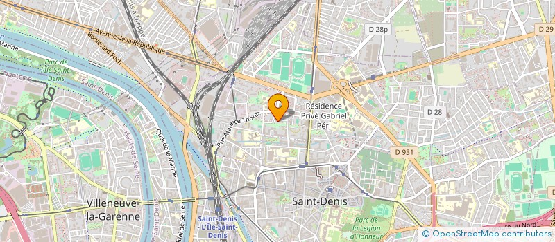 localisation de l'entreprise ETS BRD à SAINT-DENIS