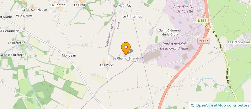 localisation de l'entreprise ETS BREGER à HERIC