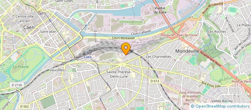 localisation de l'entreprise ETS BREUIL & FILS à CAEN