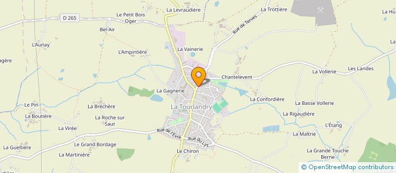 localisation de l'entreprise ETS BRICARD-RAGUENEAU à CHEMILLE-EN-ANJOU