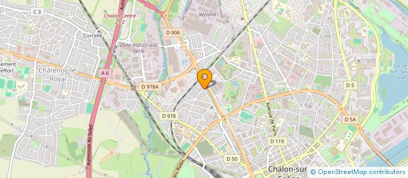 localisation de l'entreprise ETS BRIMEUX à CHALON-SUR-SAONE