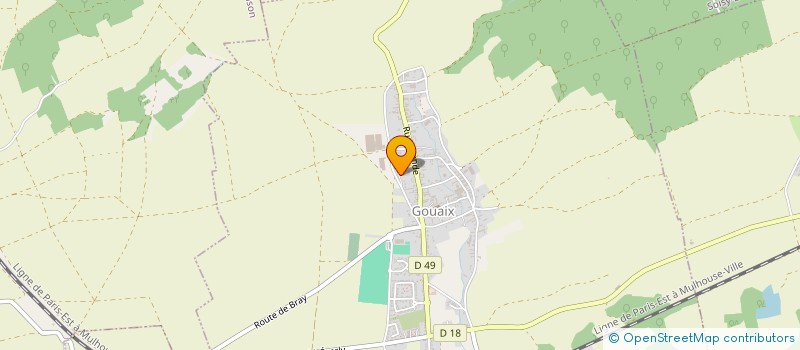 localisation de l'entreprise ETS BRIOIS GERARD à GOUAIX