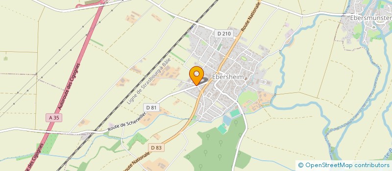 localisation de l'entreprise ETS BRUDER à EBERSHEIM