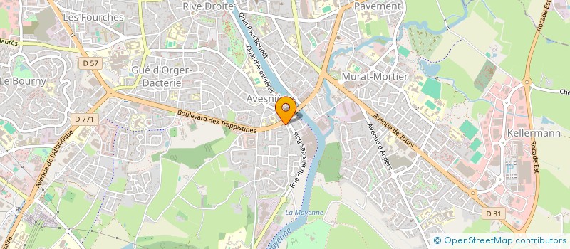 localisation de l'entreprise ETS BRUNEAU RENOU à LAVAL