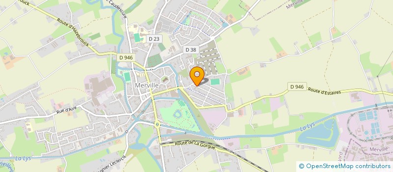 localisation de l'entreprise ETS BRUNEL à MERVILLE