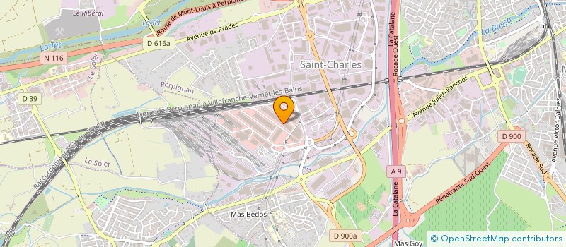 localisation de l'entreprise ETS BUONANNO à PERPIGNAN