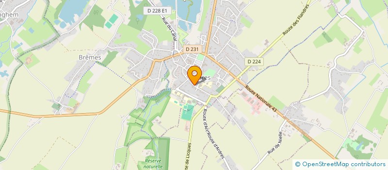 localisation de l'entreprise ETS BURETTE à ARDRES