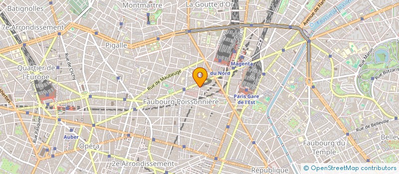 localisation de l'entreprise ETS BURNAT à PARIS