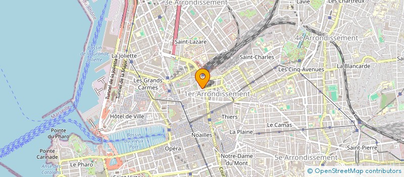 localisation de l'entreprise ETS C & L à MARSEILLE 1