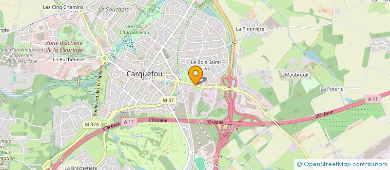 localisation de l'entreprise ETS CAILLON à CARQUEFOU