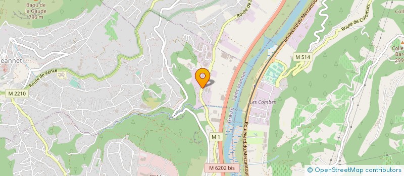 localisation de l'entreprise ETS CALAMUSO  SAINT-JEANNET