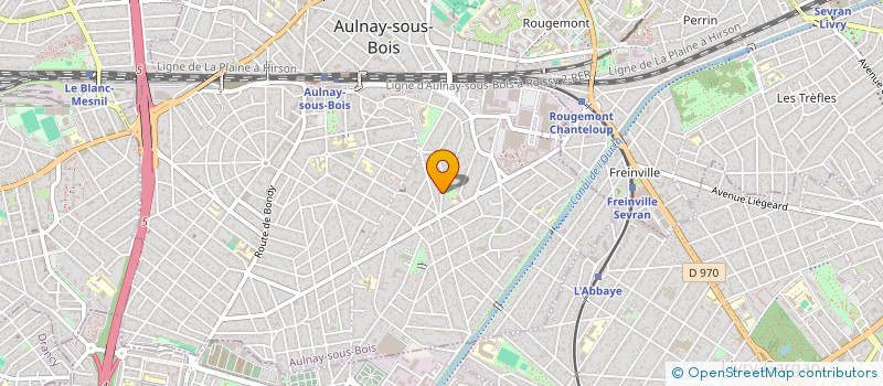localisation de l'entreprise ETS CAMUS BERNARD à AULNAY-SOUS-BOIS