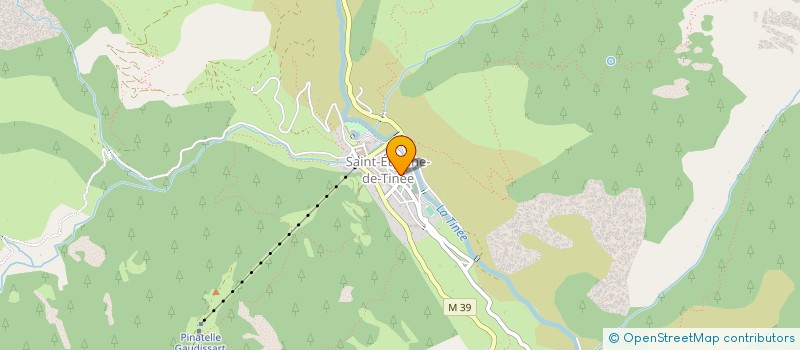localisation de l'entreprise ETS CARANTA J  SAINT-ETIENNE-DE-TINEE