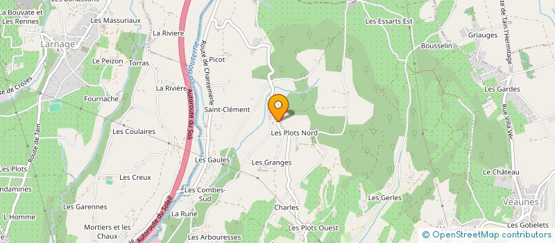 localisation de l'entreprise ETS CARAT  MERCUROL-VEAUNES