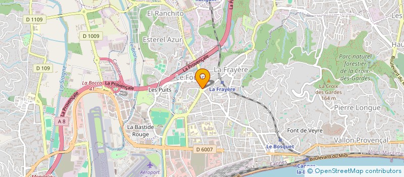 localisation de l'entreprise ETS CARCAGNO  CANNES