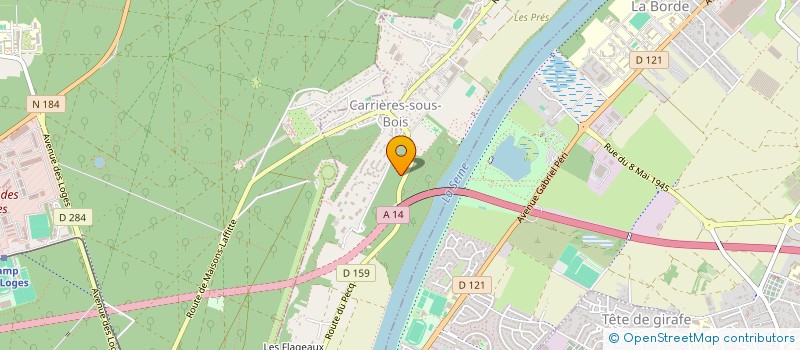 localisation de l'entreprise ETS CARIVA ANSTALT  LE MESNIL-LE-ROI