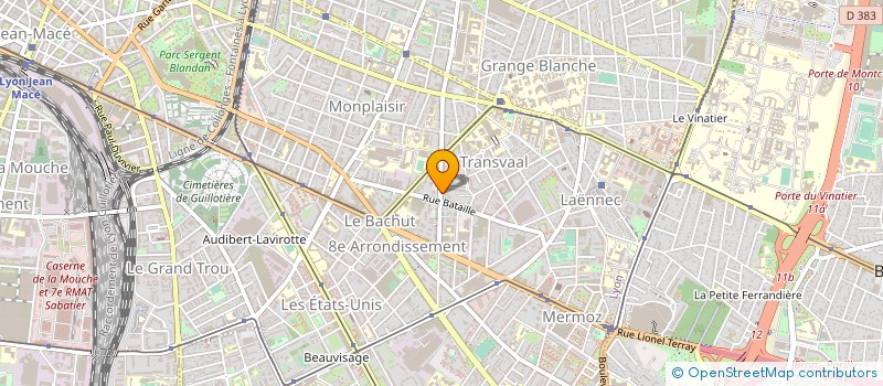 localisation de l'entreprise ETS CARLHIAN  LYON