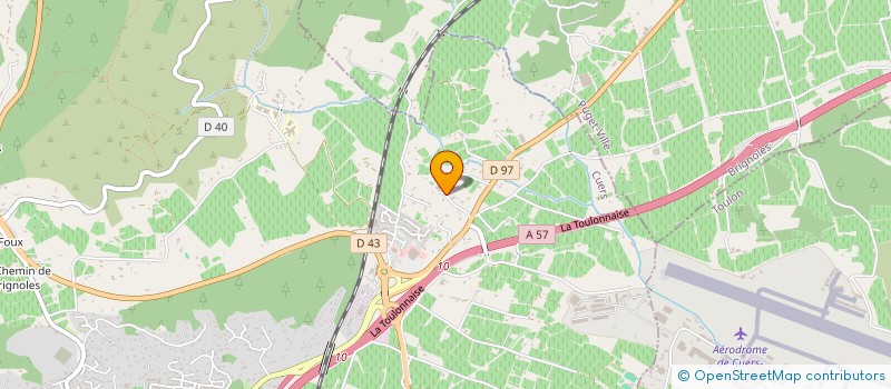 localisation de l'entreprise ETS CARREIRA GENERALE DU BTP  CUERS