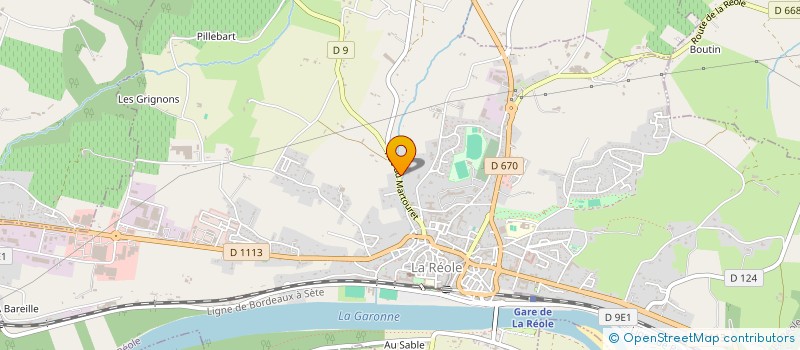 localisation de l'entreprise ETS CARRILLO & FILS  LA REOLE