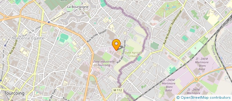 localisation de l'entreprise ETS CASTEL à TOURCOING