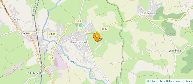 localisation de l'entreprise ETS  CEDRIC VETTORETTI  PAULHAGUET