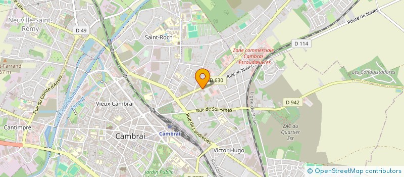 localisation de l'entreprise ETS CELLIER PIERRE à CAMBRAI