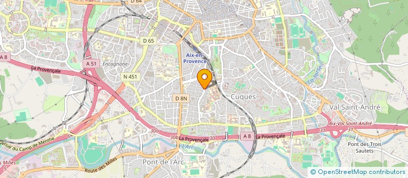 localisation de l'entreprise ETS CHALERENT à AIX-EN-PROVENCE
