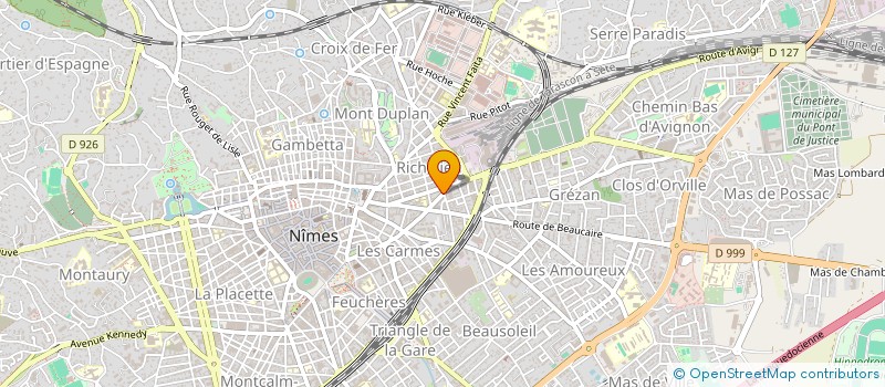 localisation de l'entreprise ETS CHAMBON  NIMES