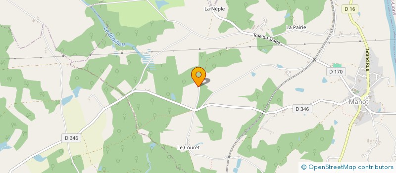 localisation de l'entreprise ETS CHAMPALOUX à SAINT-MAURICE-DES-LIONS