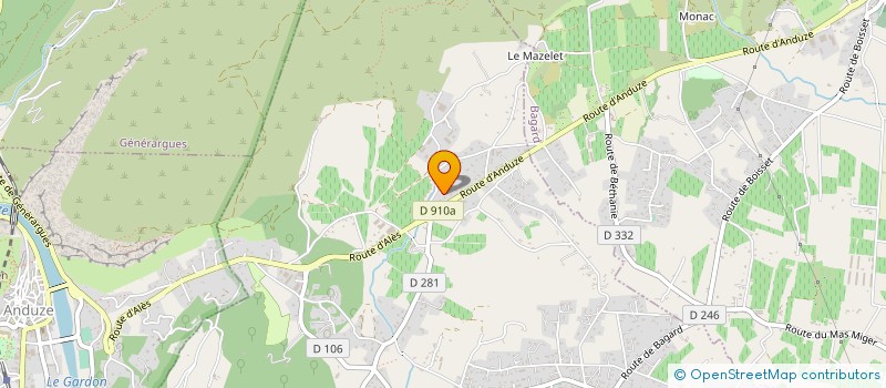 localisation de l'entreprise ETS CHARRIER à BOISSET-ET-GAUJAC
