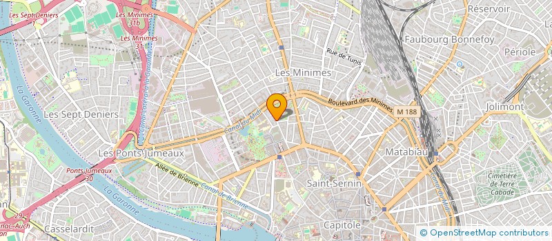 localisation de l'entreprise ETS CHIRON TRAVERSON PROD CHIM à TOULOUSE