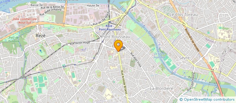 localisation de l'entreprise ETS CHOCTEAU ET FILS à REZE