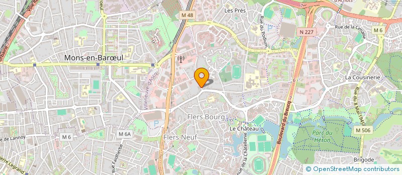 localisation de l'entreprise ETS CHOQUEL  VILLENEUVE-D'ASCQ